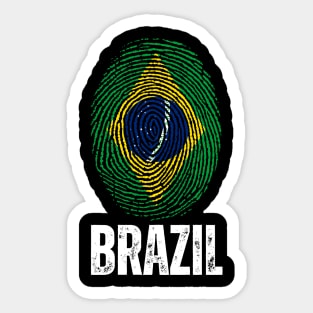 Brazil Brazilian Flag Brasil Bandera Bandeira Sticker